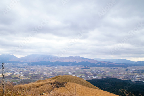 阿蘇の大観峰からの景色