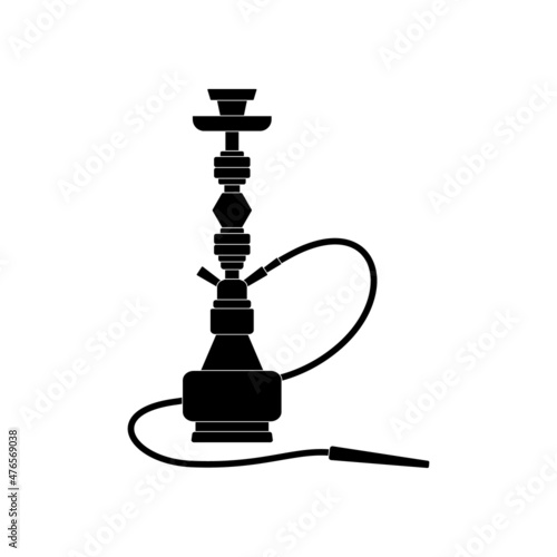 The hookah icon is a black smoking device on a white background.