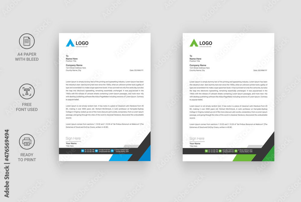 Letterhead Letterhead