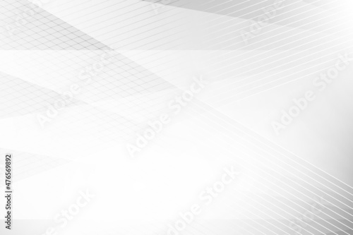 Abstract white and gray color, modern design background with geometric shape. Vector illustration.