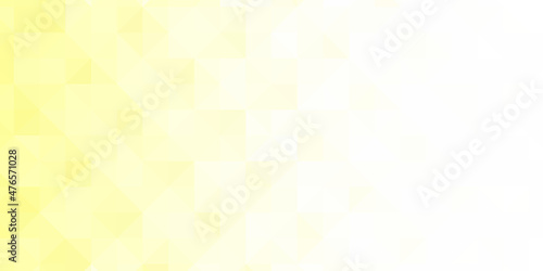 Abstract geometric background. Triangular pixelation. Mosaic, yellow gradient.