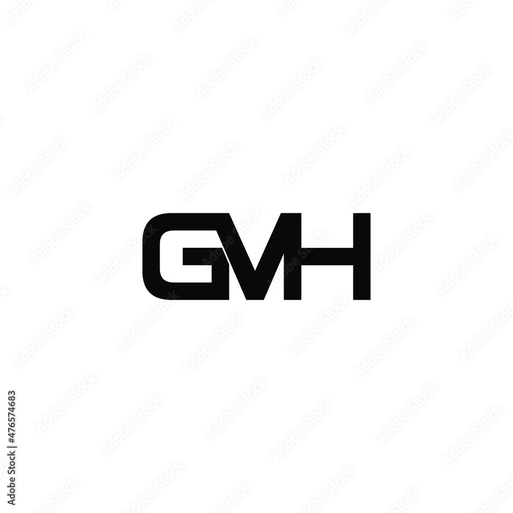 Fototapeta premium gvh letter initial monogram logo design