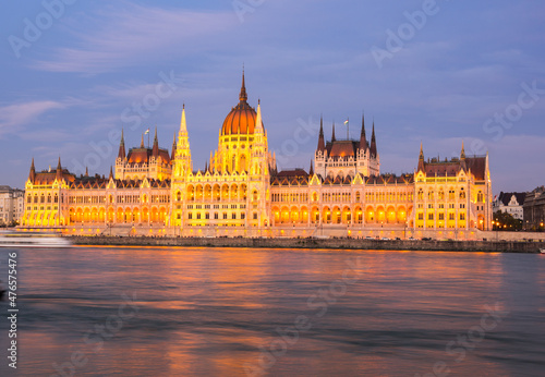 The Hungarian Parliament Building in Budapest © gumbao