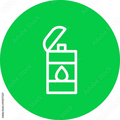 Lighter Line circle Vector Icon Design