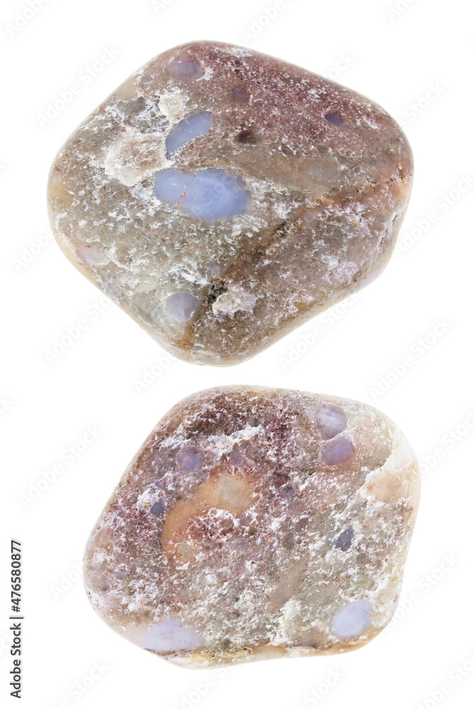 set of porphyrite stones cutout on white set of porphyrite stones cutout on white