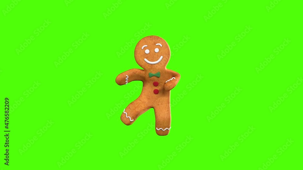 Gingerbread man Dancer 3D animation of funny, hot and sweet cookie boys ...