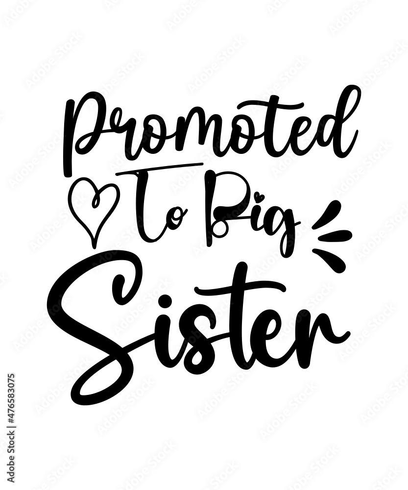 Brother and Sister SVG Bundle Pack, Sister SVG, Brother svg, Big Sister