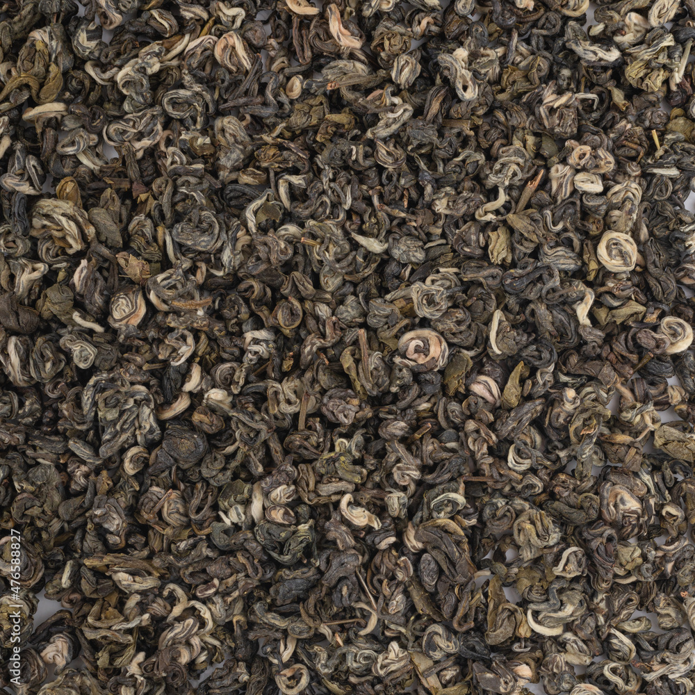 Green tea texture on a white background. Isolate. Green tea texture on a white background. Isolate.
