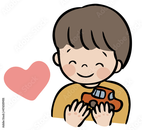 物を大事にする子ども