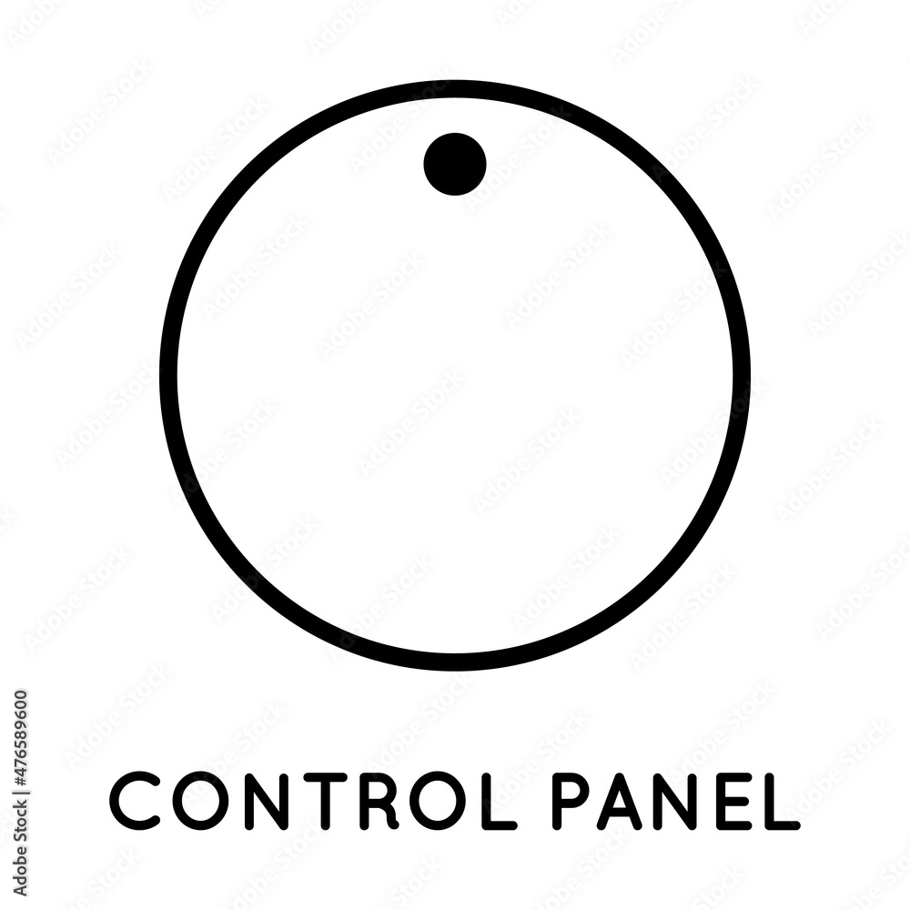 Selector icon, control panel controller. Vector icon for displaying volume, balance, power, mode. Made in simple style isolated on white background. The original size is 64x64 pixels. Selector icon, control panel controller. Vector icon for displaying volume, balance, power, mode. Made in simple style isolated on white background. The original size is 64x64 pixels.