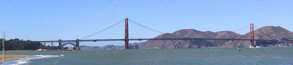 Naklejka premium Golden Gate Bridge - San Francisco