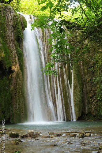 Fototapeta Naklejka Na Ścianę i Meble -  Erfelek, Sinop, Turkey. Waterfall in the forest. 