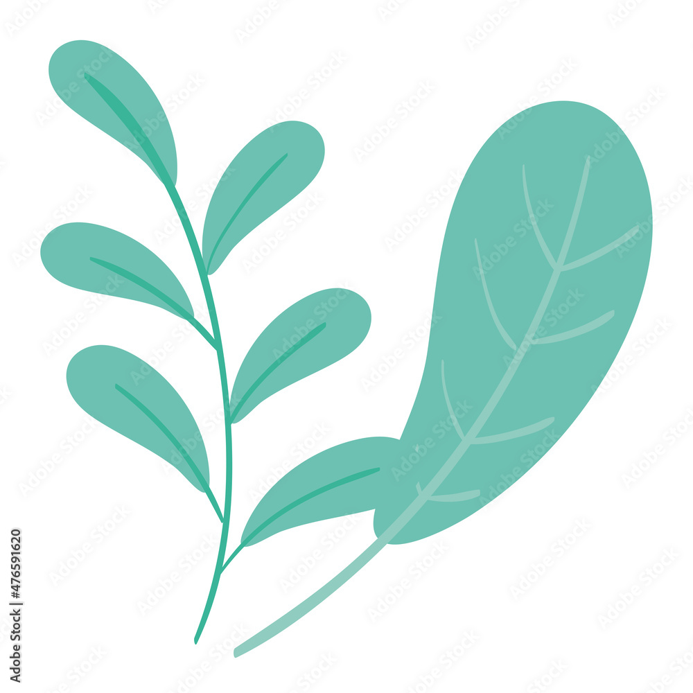 leaves flat icon leaves flat icon