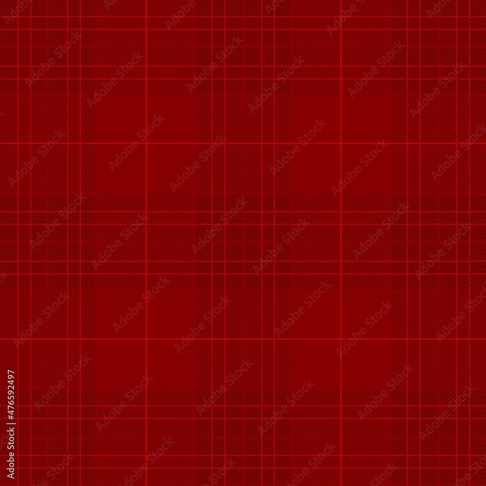 Vector Illustration Red Plaid Valentine Pattern Vector Illustration Red Plaid Valentine Pattern
