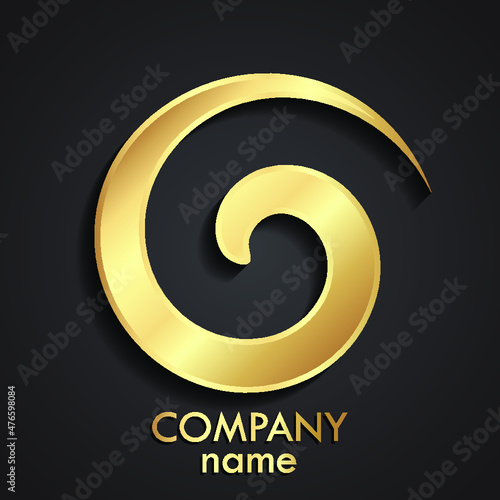 golden ornament vortex logo