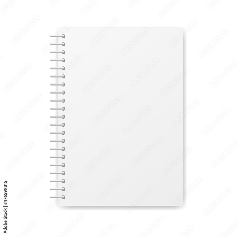 Notepad, notebook for taking notes, notes and drawing. Vector illustration Notepad, notebook for taking notes, notes and drawing. Vector illustration