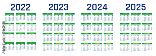 2022,2023,2024,2025 calendar Brazilian. Portuguese calendar. 2022 Brazilian calendar. 2023 Brazilian calendar. 2024 Brazilian  calendar. 2025 Brazilian calendar. 2022-2025 almanac. 2022-2025 Portugal. photo