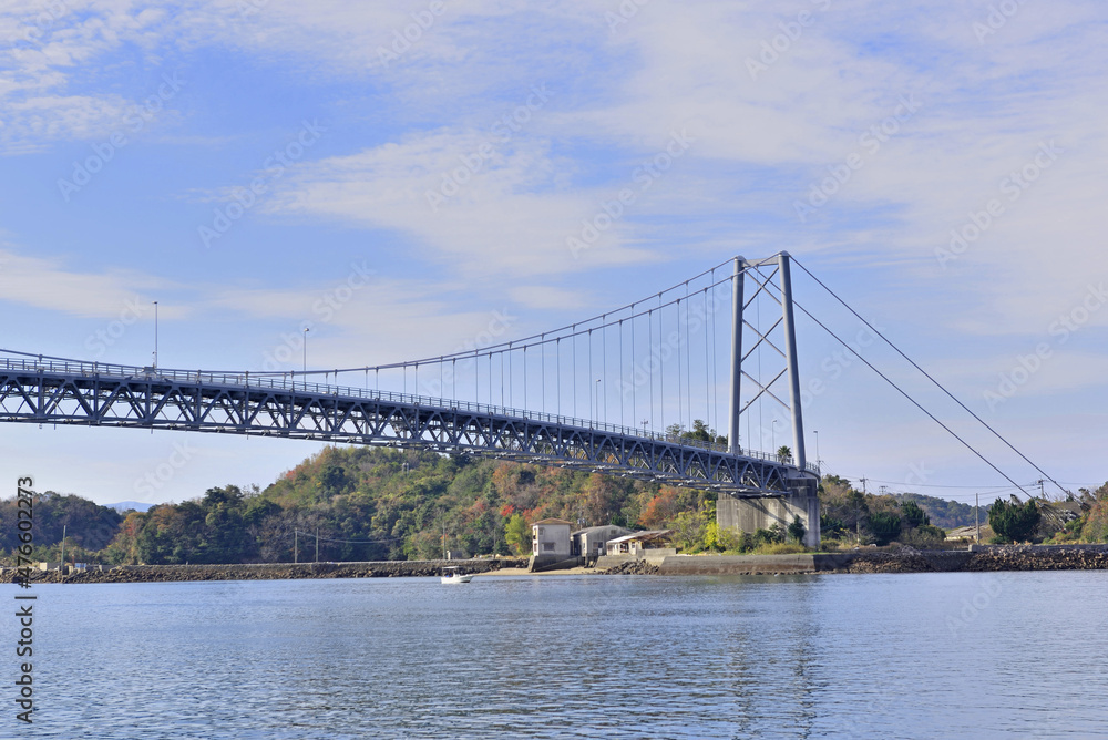 Naklejka premium 天草・東大維橋