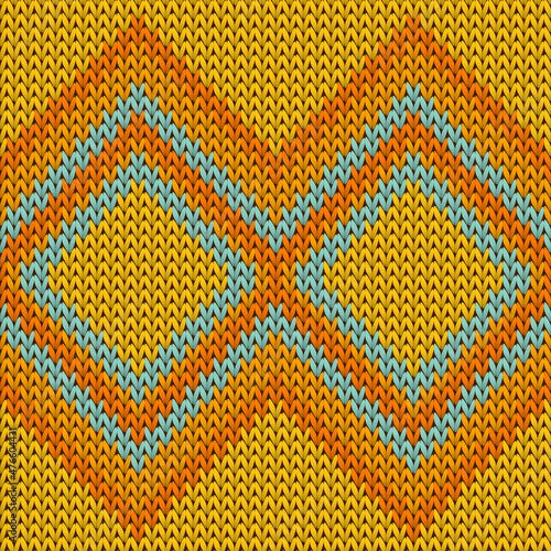 Soft rhombus argyle knitting texture geometric