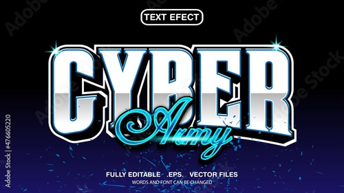 editable text effect esport game theme