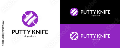 Elegant putty knifes logo