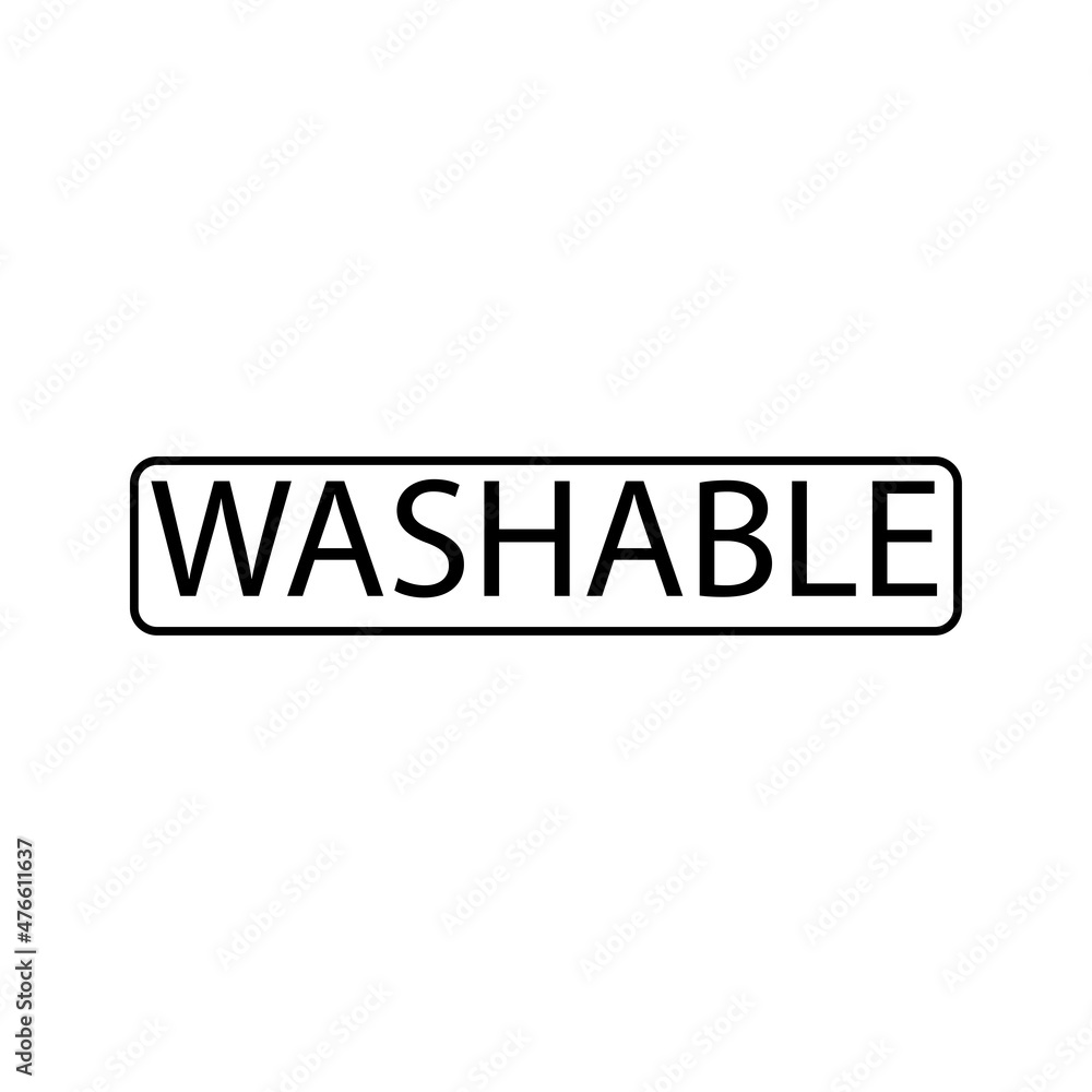 Inscription in English Washable illustration Inscription in English Washable illustration