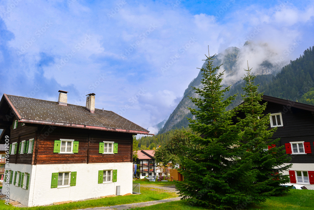 Gemeinde Brand im Brandnertal in Vorarlberg - Österreich