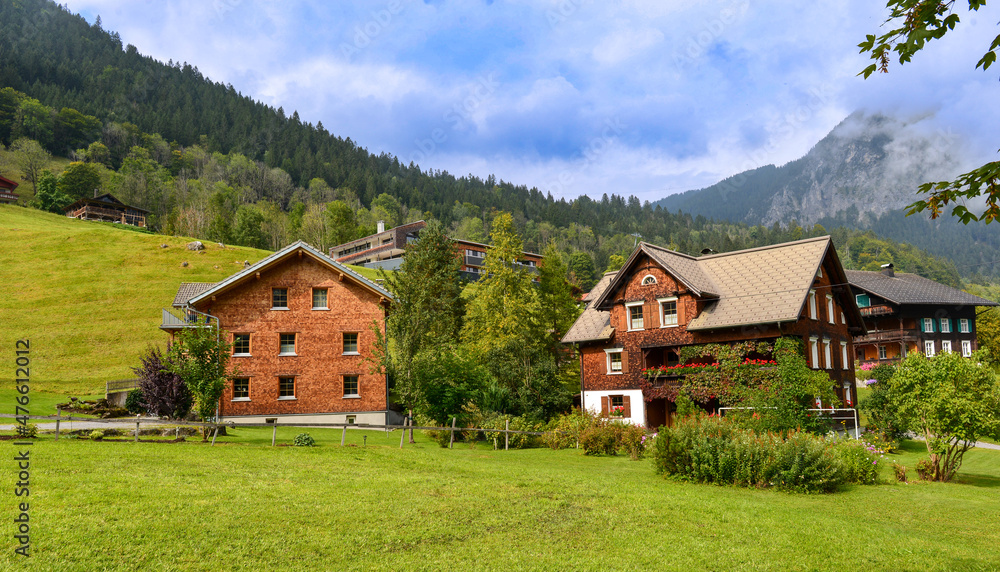 Gemeinde Brand im Brandnertal in Vorarlberg - Österreich