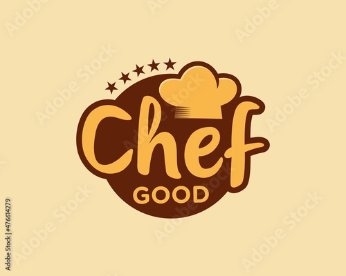 Good chef restaurant logo design template