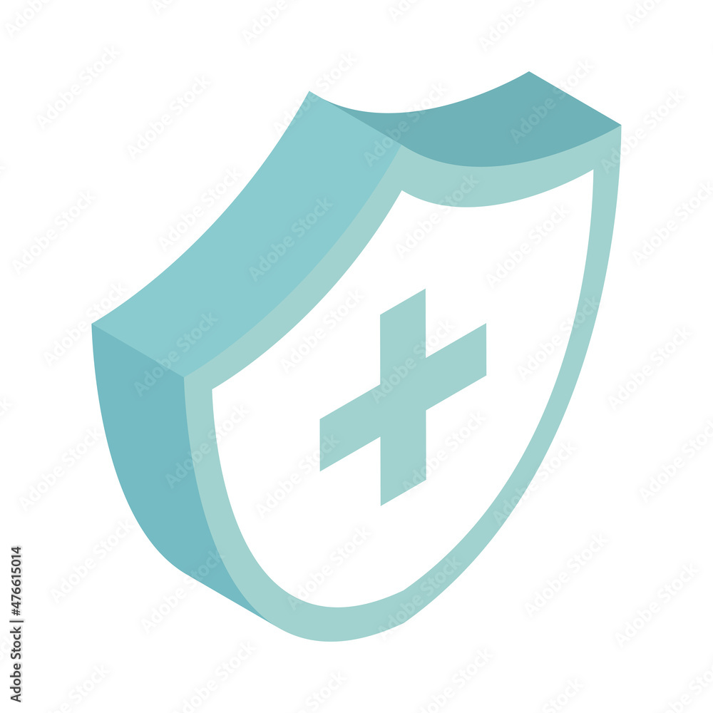 Fototapeta premium healthcare medical shield