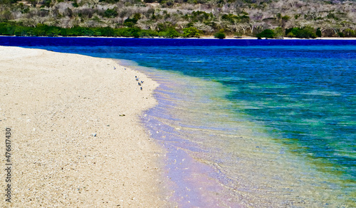 Scenic View Of Tropical paradise beach, Menjangan Island, Bali, Indonesia
