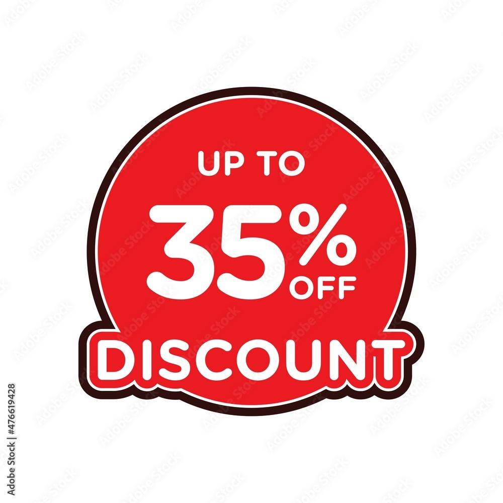 Special offers up to 35 percent off, banner templates, special offer sales promotions. vector template illustration Special offers up to 35 percent off, banner templates, special offer sales promotions. vector template illustration