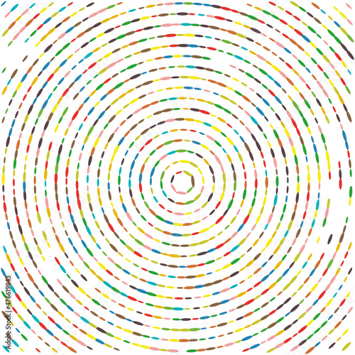 Seamless pattern with abstract  drawing.