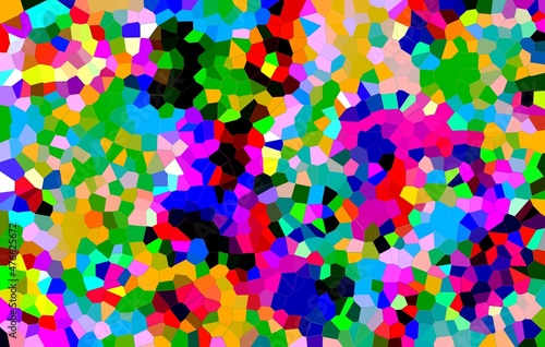 Abstract multicolored crystal background. Bright saturated shades. Background for the cover of a book  laptop.