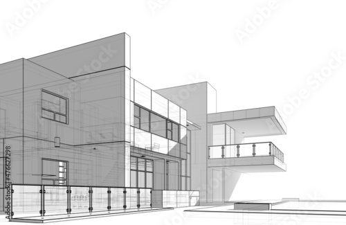 3d rendering of a building