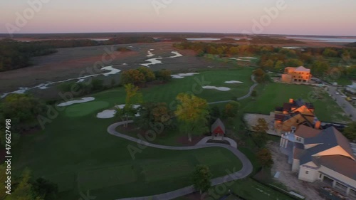 Luxury home community near golf course