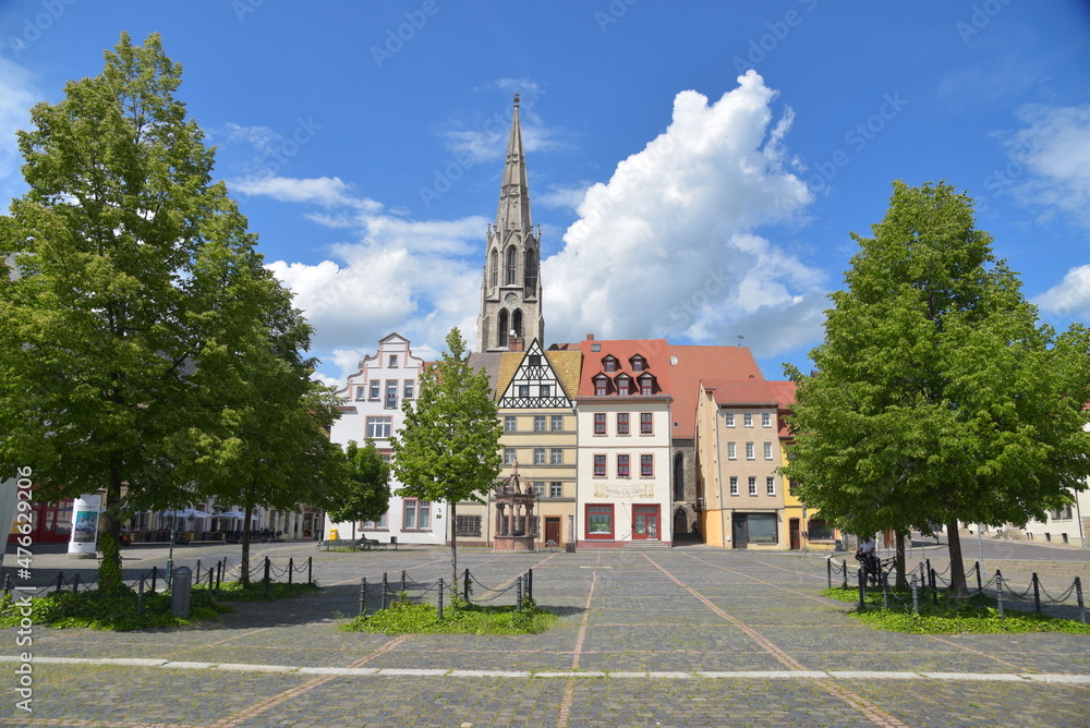 Markt und Stadtkirche St. Maximi in Merseburg