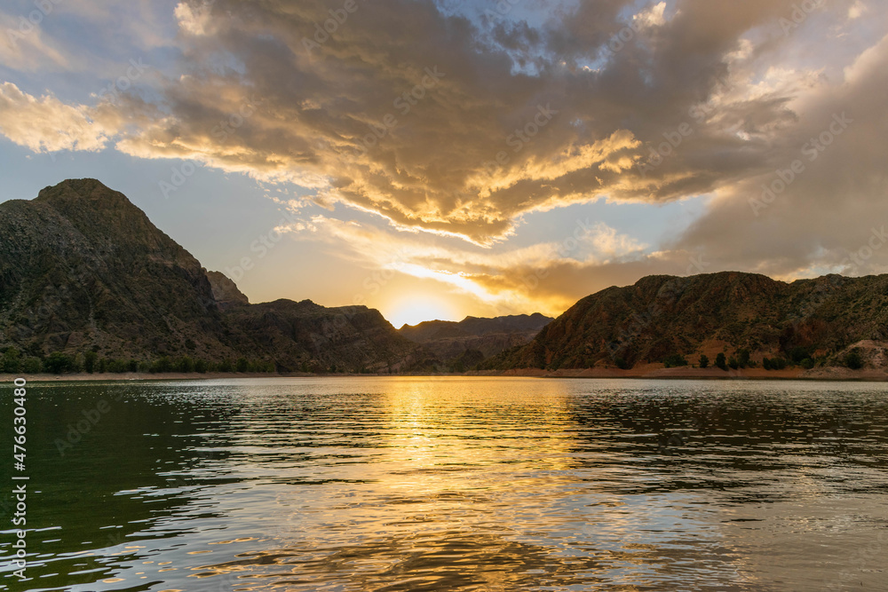 Sunset in Los Reyunos, San Rafael, Mendoza, Argentina