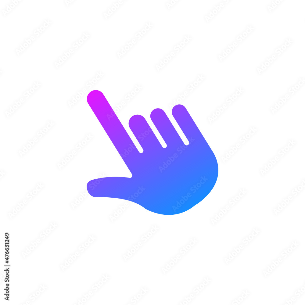 Finger touch icon Finger touch icon