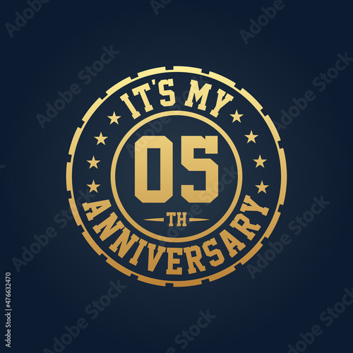 It's my 5th Anniversary, 5th Wedding Anniversary celebration