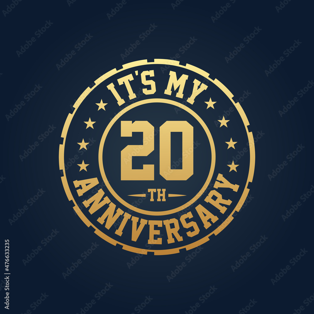 It's my 20th Anniversary, 20th Wedding Anniversary celebration
