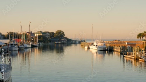 Coastal creek in the morning