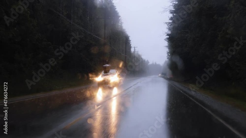 Driving In Torrential Rain