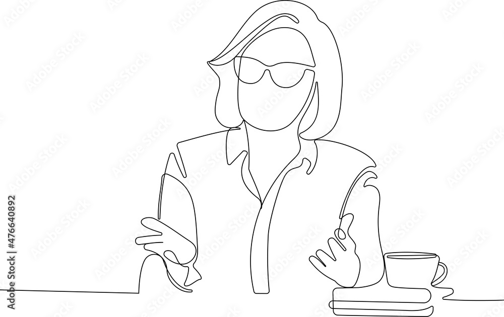 Continuous line drawing of loan officer negotiating with bank client about credit application business entities parties. One continuous line is the concept. Vector illustration