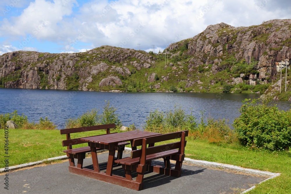 Norway wooden picnic table Norway wooden picnic table