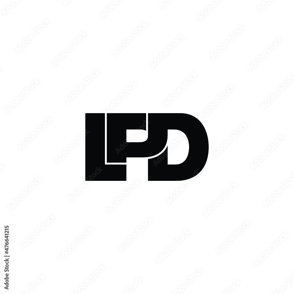 LPD letter monogram logo design vector LPD letter monogram logo design vector