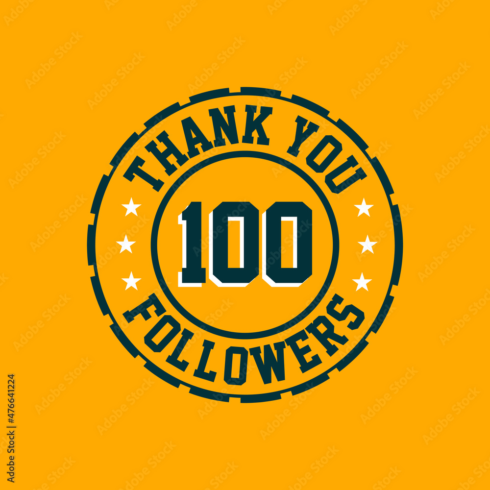 Thank you 100 Followers celebration
