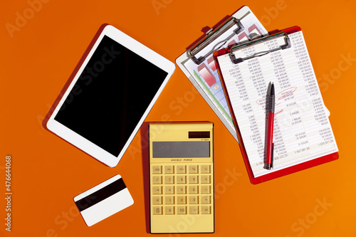 Items for accounting in the office