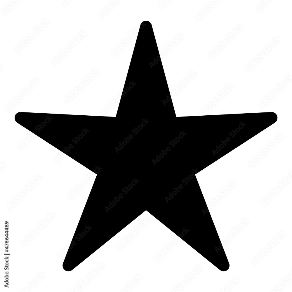 Stars Flat Icon Isolated On White Background Stars Flat Icon Isolated On White Background