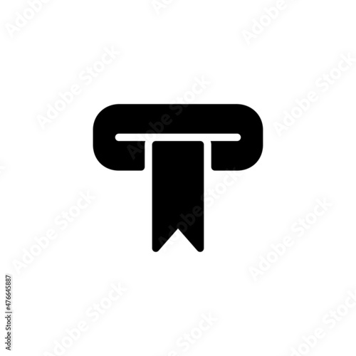 Virtual queuing system icon. Simple style online queues poster background symbol. logo design element. t-shirt printing. Vector for sticker. profile photo